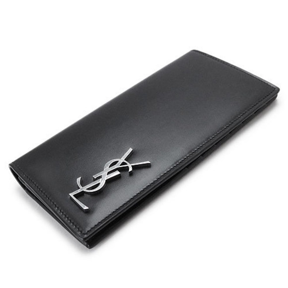 Saint Laurent Long Wallet Bi-FBlack - Picture 1 of 6